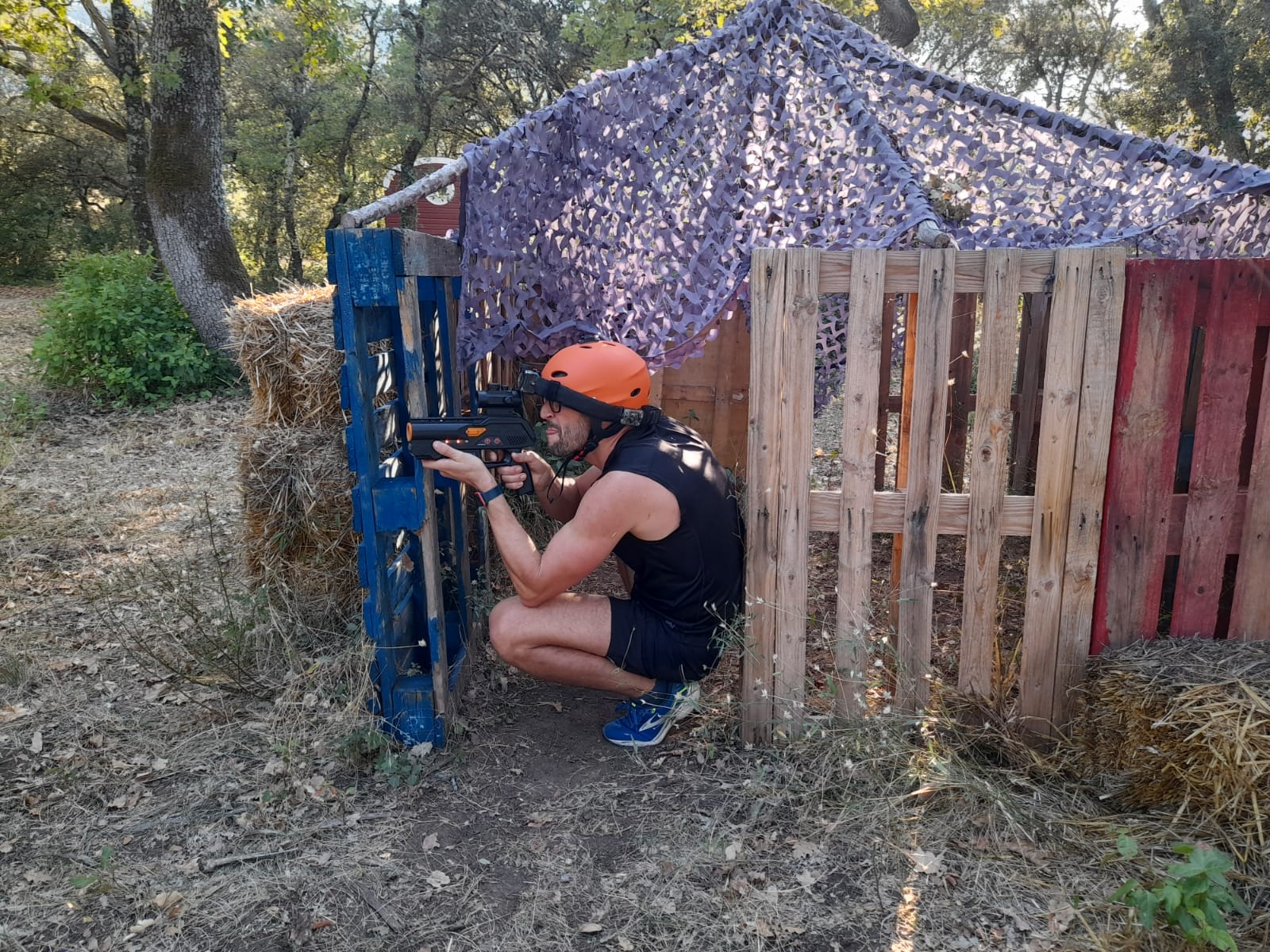 laser forest pour un séminaire d'entreprise organisé dans le Vaucluse à Maubec