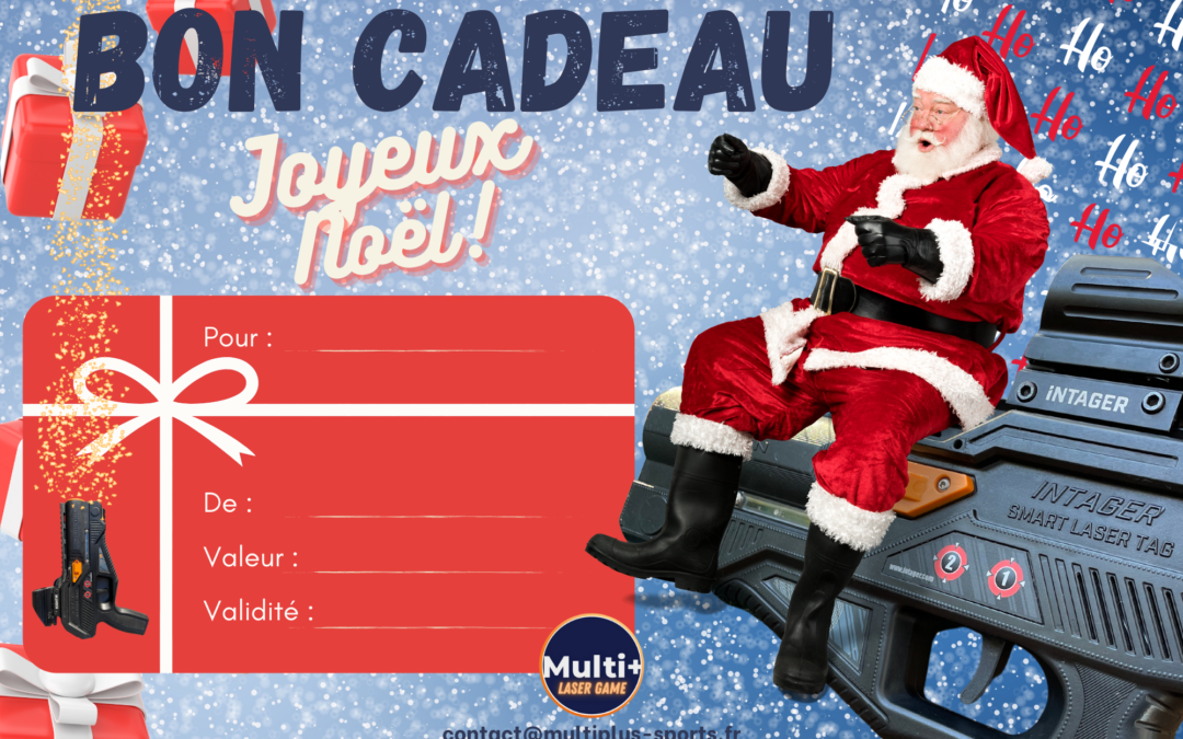 Noël – Carte cadeau Laser Game